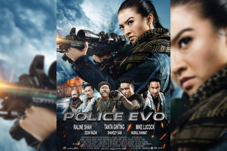 Police Evo, Film Action Pertama Raline Shah