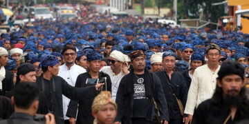 1000 Lebih Warga Baduy Ikuti Seba Baduy 2019