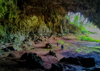 Tim Jelajah Kebangsaan Wartawan-PWI Kunjungi Situs Arkeologi Liang Bua Di Ruteng