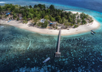 Pulau Lihaga, Si Cantik dari Minahasa Utara