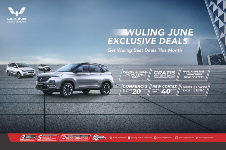 Tawarkan Kemudahan, Wuling Hadirkan Promo Spesial ‘Wuling June Exclusive Deals’