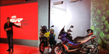 Dibandrol Harga Rp60 Jutaan, Skuter Premium Aprilia SR-GT 200 Resmi Mengaspal di Indonesia