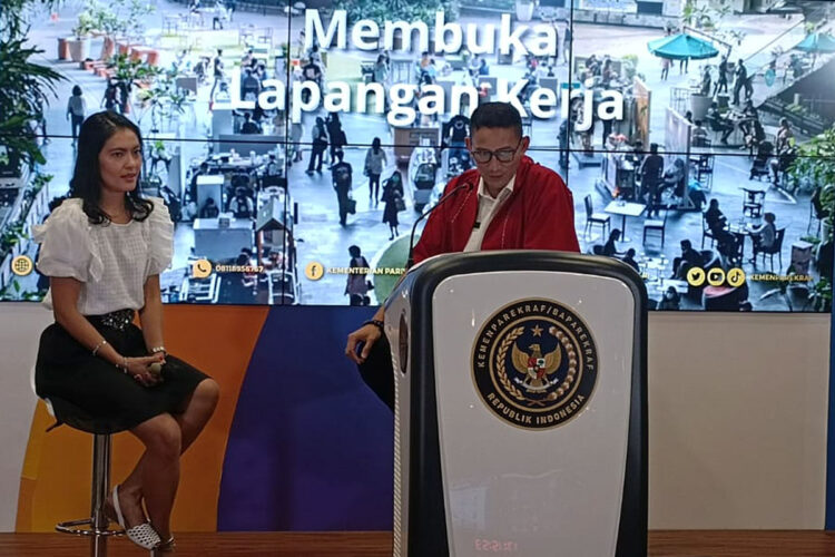 Menparekraf dan Cinema on The Beach Segera Rangkai Kerja Sama Bidang Film dan Destinasi Wisata