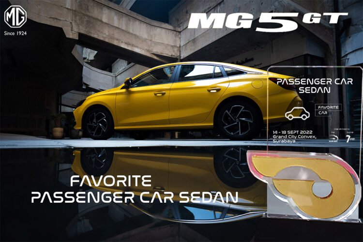 Kembali Mendulang Prestasi, MG 5 GT Sabet Penghargaan Favorite Passenger Car Sedan