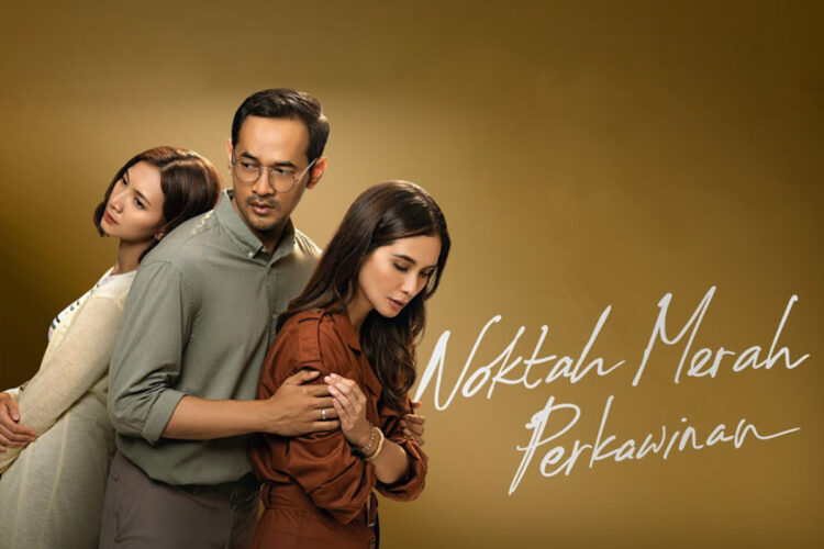 Noktah Merah Perkawinan Sajikan Drama Cinta Segitiga Antara Marsha Timothy, Oka Antara, Sheila Dara Aisha