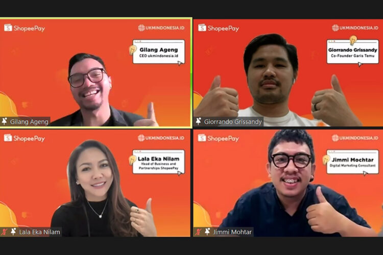 Bersama ukmindonesia.id, ShopeePay Lakukan Pelatihan UMKM Gratis Jilid Tiga
