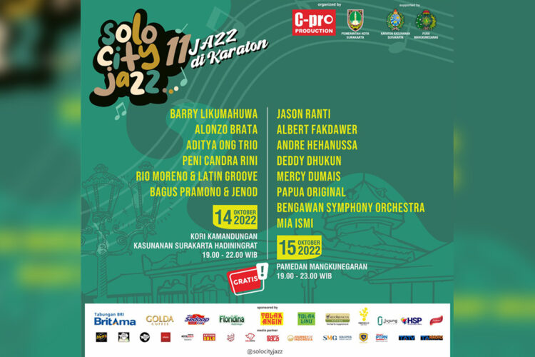 Solo City Jazz 2022, Sajikan Semangat Bermusik Lewat Kolaboraksi Terbaik