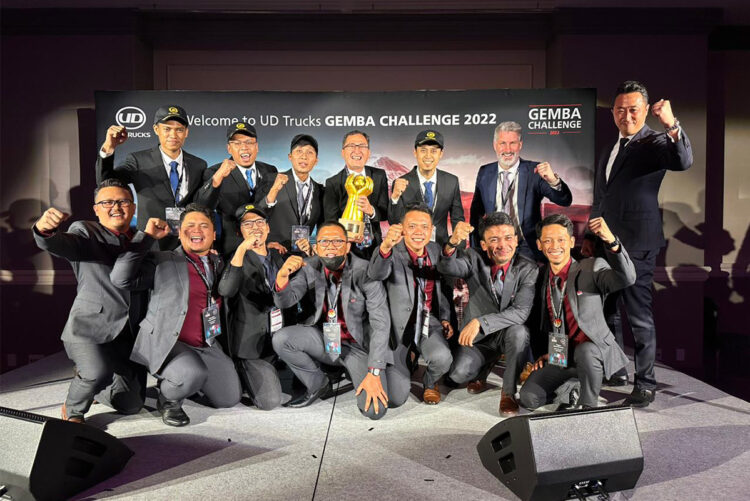 Tutup Tahun 2022 UD Trucks Indonesia Raih Kemenangan di Gemba Challenge 2022