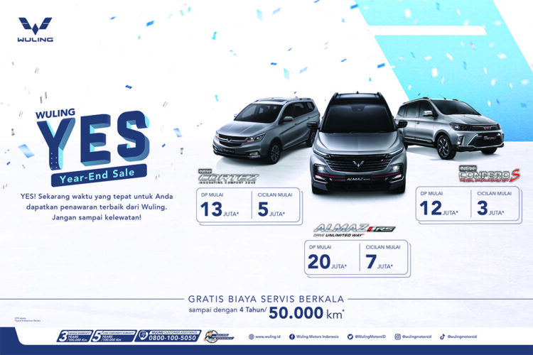 Sambut Akhir Tahun, Wuling Gelar Promo Year End Sale (YES)