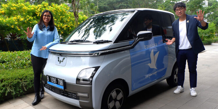 Ikut Berpartisipasi dalam Gebyar Traveloka, Wuling Berikan Air ev Sebagai Hadiah Utama