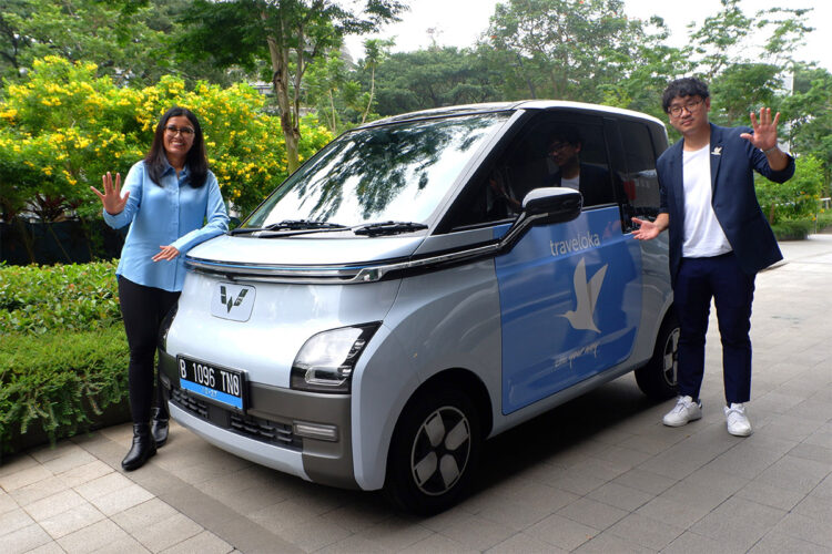 Ikut Berpartisipasi dalam Gebyar Traveloka, Wuling Berikan Air ev Sebagai Hadiah Utama