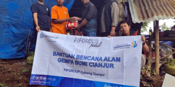 FIFGroup Salurkan Bantuan Untuk 360 KK Korban Gempa Cianjur, Jawa Barat