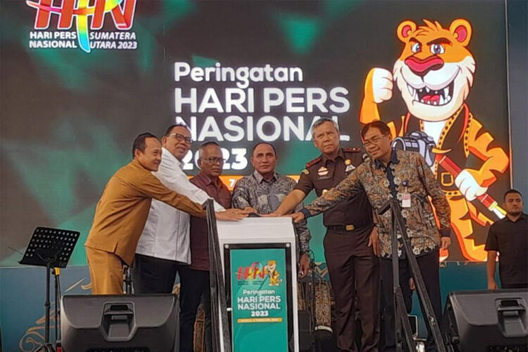 Gubernur Sumut Buka Pameran Pers, Metaverse, UMKM di Ajang HPN 2023