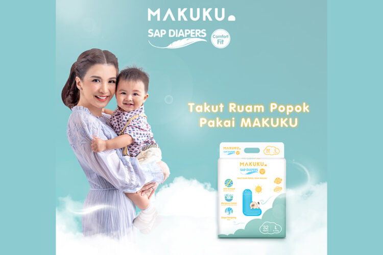 MAKUKU SAP Diapers Comfort Fit Hadirkan Popok Teknologi SAP Pertama dengan Harga Terjangkau