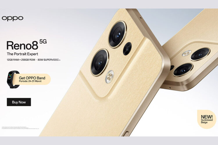 Ambil Momen Ramadan, OPPO Luncurkan Reno8 5G Dengan Warna Baru Nan Mewah