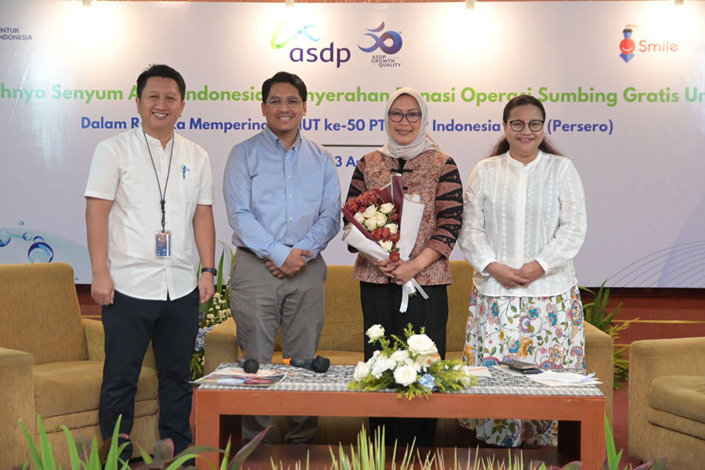 PT ASDP Indonesia Ferry (Persero) dan Smile Train Berikan 100 Operasi Sumbing Gratis