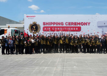 Sharp Indonesia Lakukan Pengiriman Pertama Produk AC Dalam Negeri