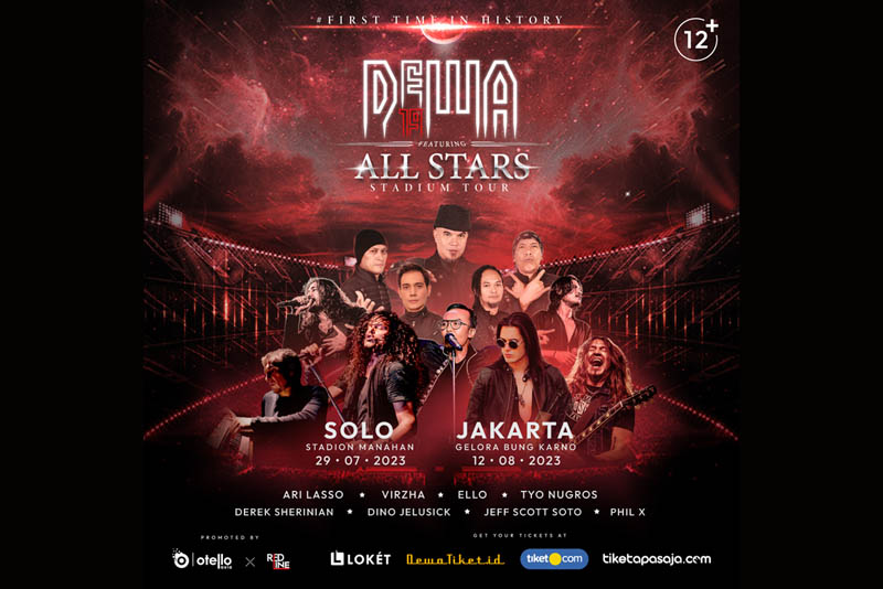 DEWA19 featuring ALL STARS Resmi Umumkan Special Guest Stars Sandhy Sondoro, Lyodra dan Mahalini