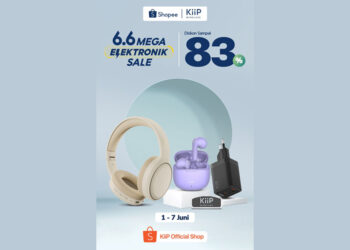 KIIP WIRELESS Beri Diskon Hingga 83% di Shopee 6.6 Mega Elektronik Sale
