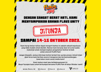 Siapkan Festival Lebih Baik, FLAVS Tunda Penyelenggaraan Hingga Oktober 2023