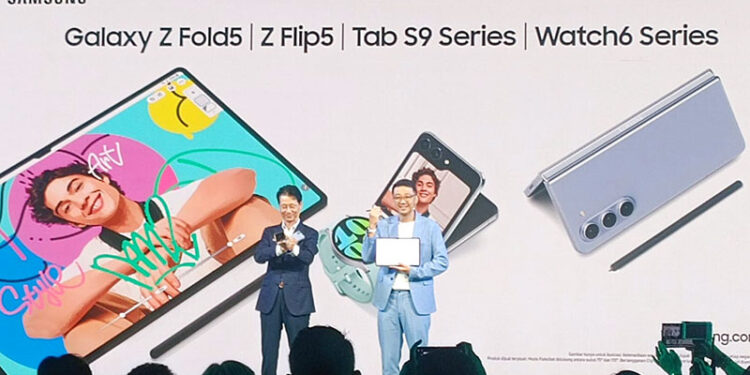 Samsung Rilis Galaxy Z Fold5 | Z Flip5, dan Galaxy Watch6 Series serta Galaxy Tab S9 Series di Indonesia