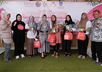 HaloPuan Bersama Kaum Ibu di Desa Pesarean Beraksi Lawan Stunting