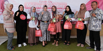 HaloPuan Bersama Kaum Ibu di Desa Pesarean Beraksi Lawan Stunting