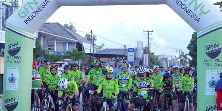 GFNY Group Ride 2023 Berlangsung Sukses di Pulau Natuna