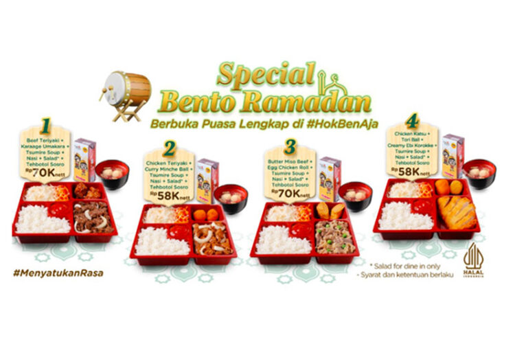 HokBen Sambut Ramadan 1445 H dengan Menu Bento Spesial dan Paket Berbagi