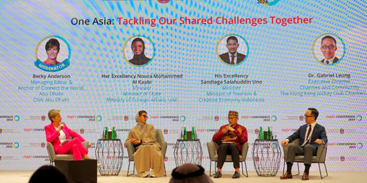 Menparekraf Bicara Pariwisata Berkelanjutan Indonesia di AVPN Abu Dhabi 2024