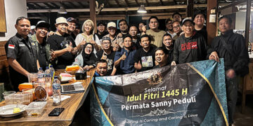 Permata Sanny Peduli dan YPJI Salurkan Bingkisan Lebaran untuk 100 Jurnalis, Bagi Kebahagian Jelang Idul Fitri 1445 H