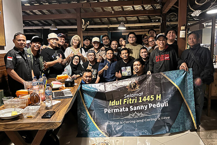 Permata Sanny Peduli dan YPJI Salurkan Bingkisan Lebaran untuk 100 Jurnalis, Bagi Kebahagian Jelang Idul Fitri 1445 H