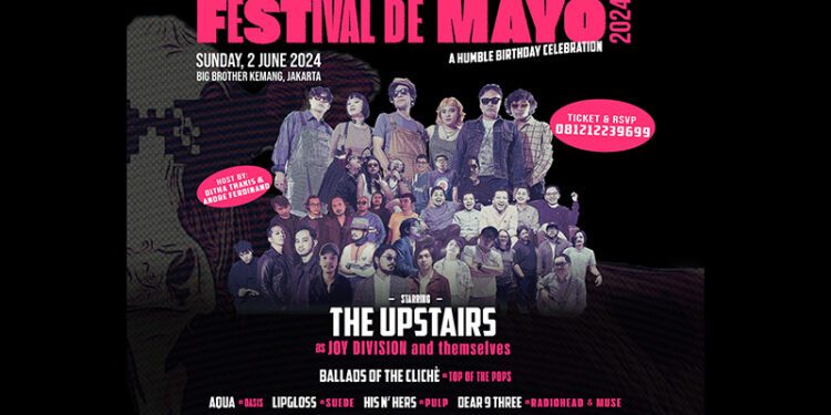 Festival de Mayo Tampilkan The Upstairs, Ballads of The Cliché dan Lipgloss