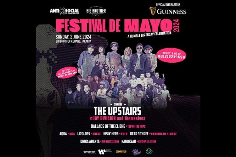 Festival de Mayo Tampilkan The Upstairs, Ballads of The Cliché dan Lipgloss