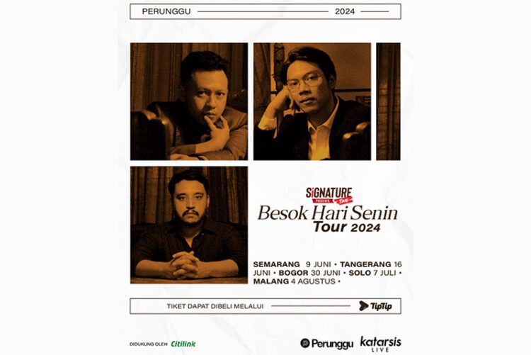 Perunggu Siap Gelar “Besok Hari Senin Tour 2024” untuk Promosikan Album Memorandum