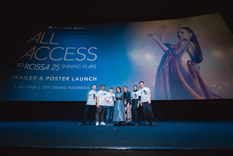 Rilis Resmi Poster dan Trailer Film Dokumenter “All Access to Rossa 25 Shining Years”