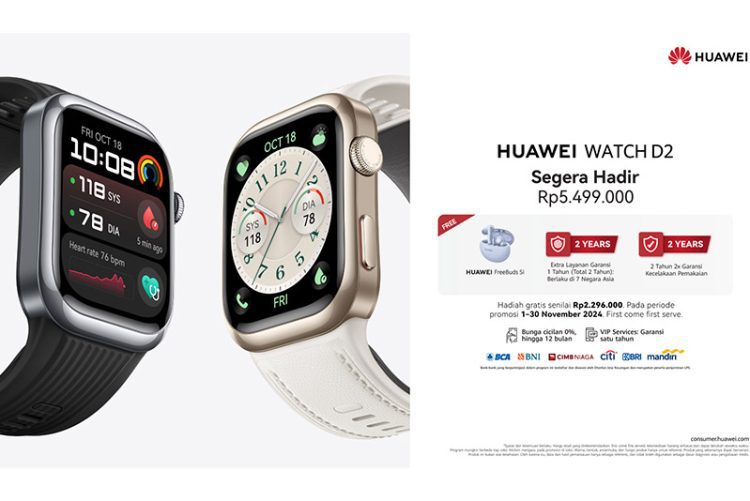 Huawei Watch D2 Pemantau Tensi Darah 24 Jam untuk Kesehatan Lebih Baik