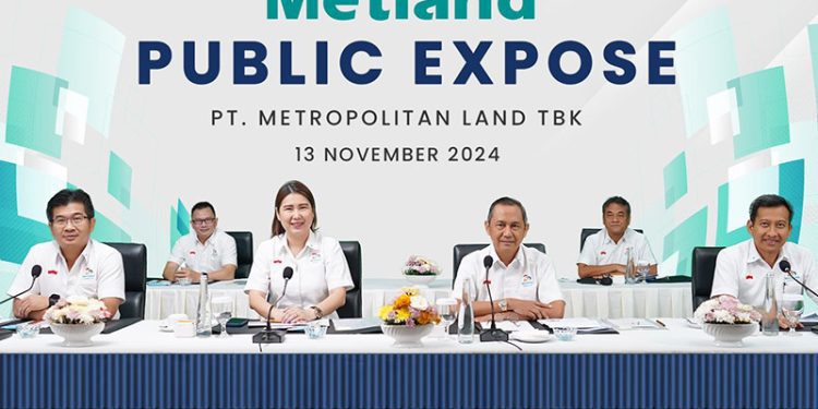 PT Metropolitan Land Tbk (Metland) Raih Kenaikan Laba di Kuartal III 2024