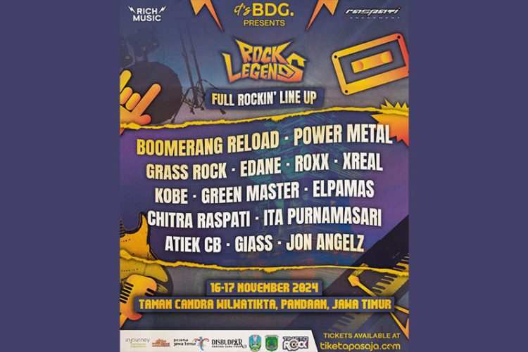 Rock Legends Festival 2024 Hadirkan Konser Roadshow ke Berbagai Kota di Indonesia