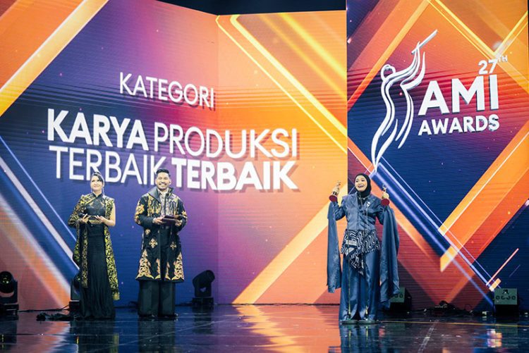 Frank & co. Hadirkan Trophy Bertabur Berlian di Malam Puncak AMI Awards ke-27