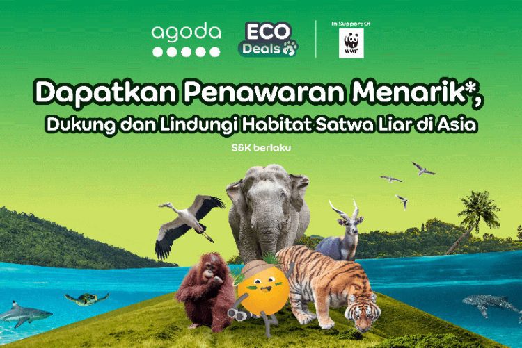 Agoda Perluas Inisiatif Eco Deals Bersama WWF untuk Konservasi di Asia