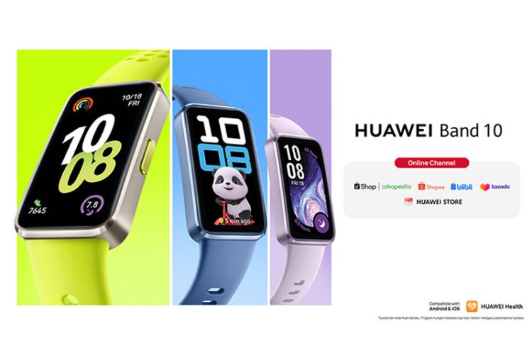 HUAWEI Band 10 Resmi Hadir di Indonesia, Smartband dengan Fitur Setara Smartwatch