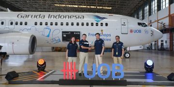 UOB Indonesia dan Garuda Indonesia Hadirkan Livery Eksklusif, Perkuat Sinergi Layanan Perjalanan dan Keuangan