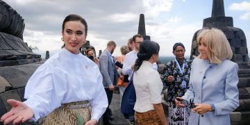 Kolaborasi Budaya Indonesia–Prancis, Ibu Negara Brigitte Macron Kunjungi Borobudur dan Museum Nasional