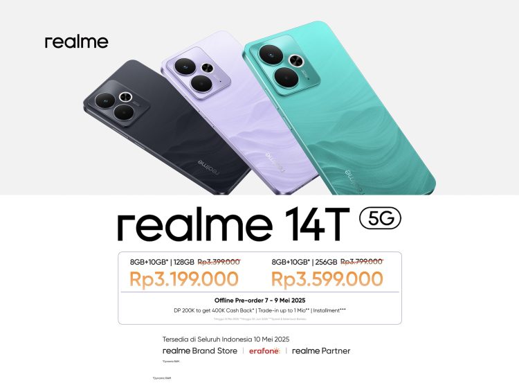 realme 14 Series 5G Resmi Diluncurkan di Indonesia, Siap Bawa Performa Gaming Terbaik di Kelas Mid-range