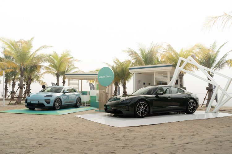 Porsche Experience Bay, Sensasi Mobil Listrik Mewah Berpadu Eksotisme Pantai Jakarta