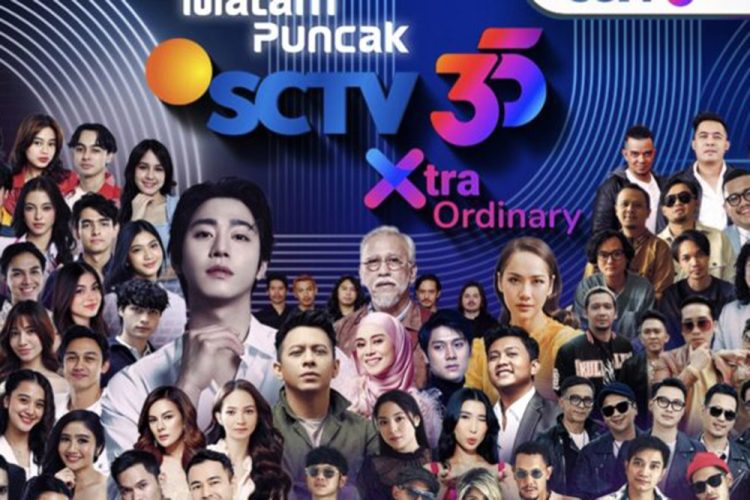 HUT SCTV ke-35 Hadirkan Iwan Fals, Ariel Noah, Lesti–Rizky Billar hingga Ahn Hyo-seop