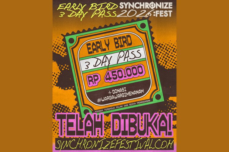 Harmoni Musik dan Alam, Menanam Mangrove Lewat Tiket Early Bird Synchronize Fest 2026