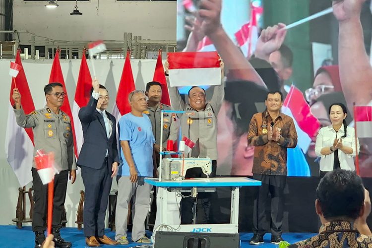 Wakapolri Resmikan Pembukaan Kembali Pabrik Garmen Wong Hang Bersaudara di Pemalang