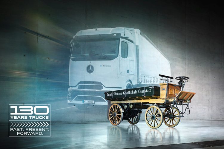 Jejak 130 Tahun Evolusi Truk Mercedes-Benz, dari Mesin Phoenix hingga Era eActros